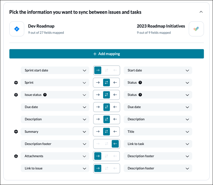 Zoho Projects Field Mappings