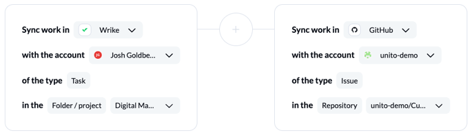 two connected tools